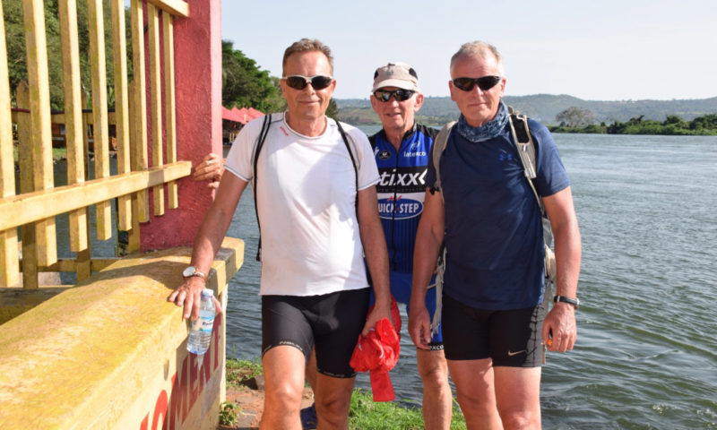 Bestuur Hope For The Innocent. Van links naar rechts: Jan, Ton en Peter.